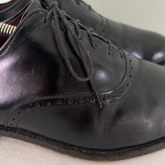 Allen Edmonds Black Leather Oxford Dress Shoes Danbury Mens Size 10.5 D  Shoes main image 11